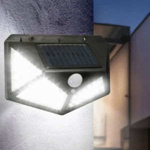 3X 100 LED Wall Lights Outdoor Solar Lamp PIR Motion Sensor Solar Powered