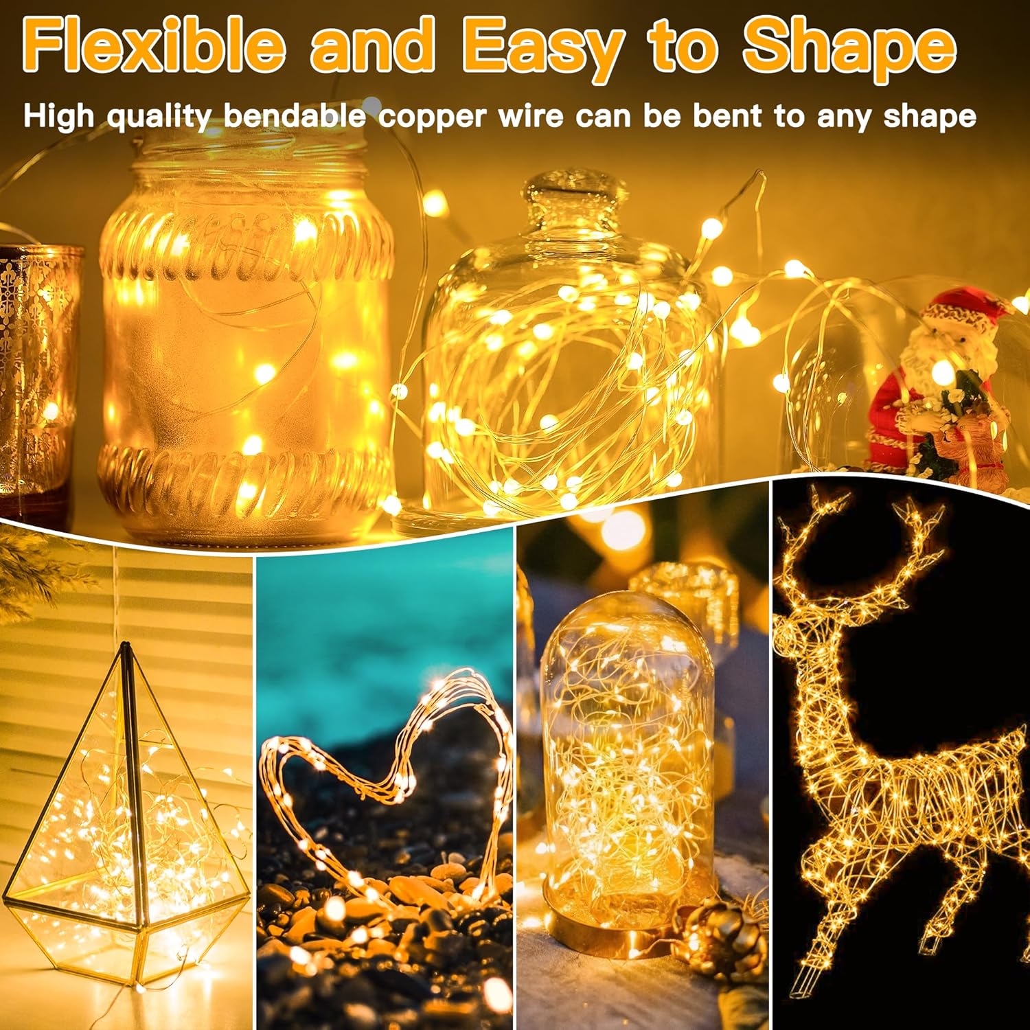 Fairy Lights Battery Operated, - Image 6