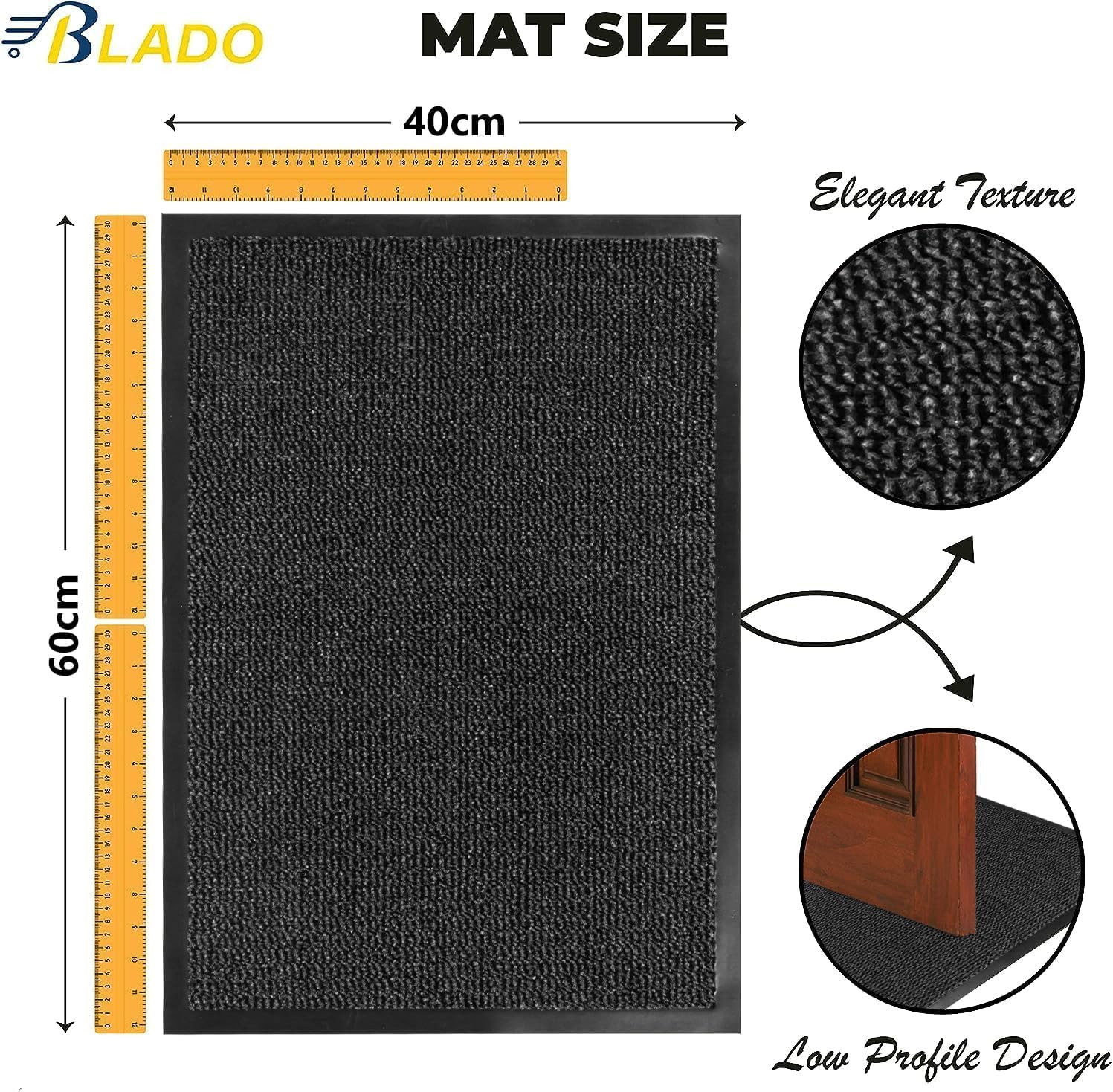 BLADO Washable Door Mats Indoor & Outdoor - Image 6