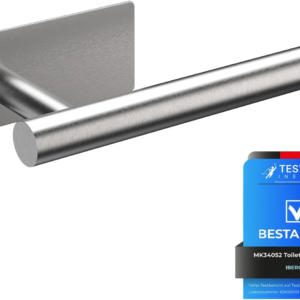 Ibergrif Silver Chrome Wall Mounted Toilet Roll Holder