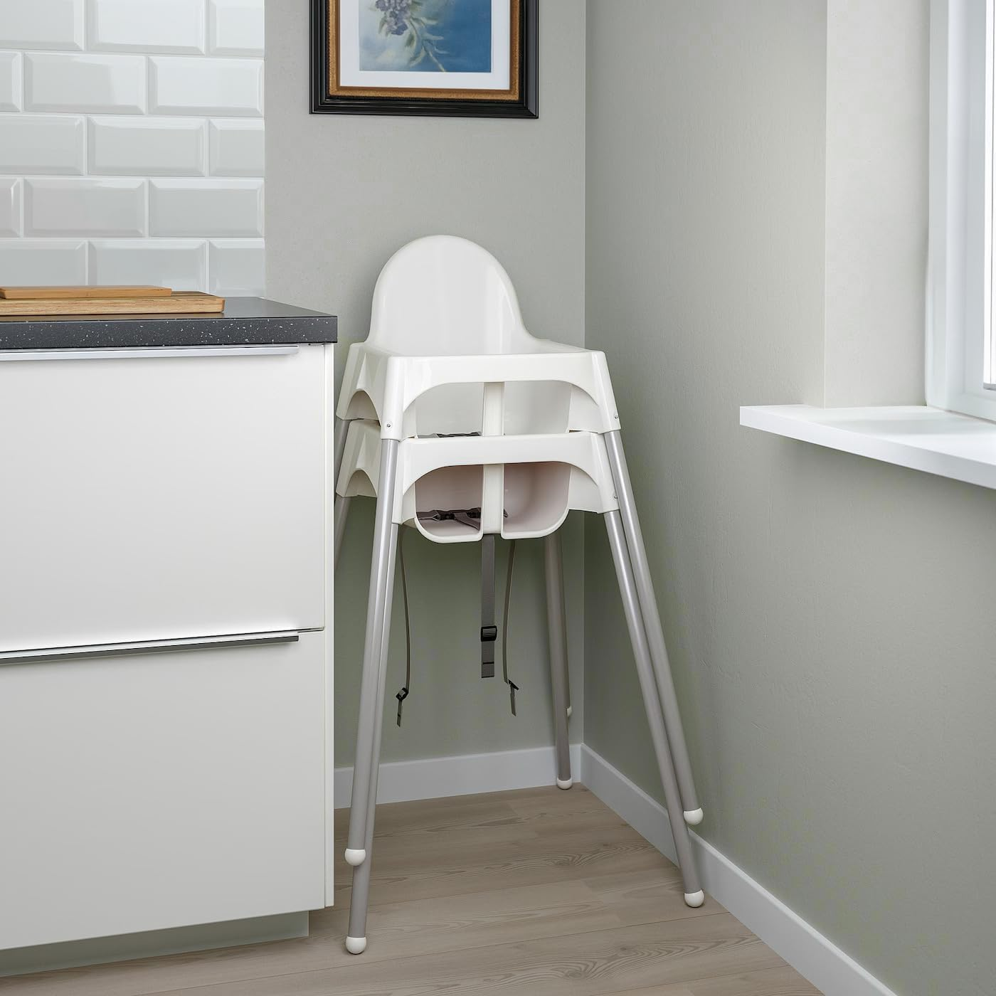 Ikea Highchair, Includes Safety Belt, Portable, Assembles Required - Image 5