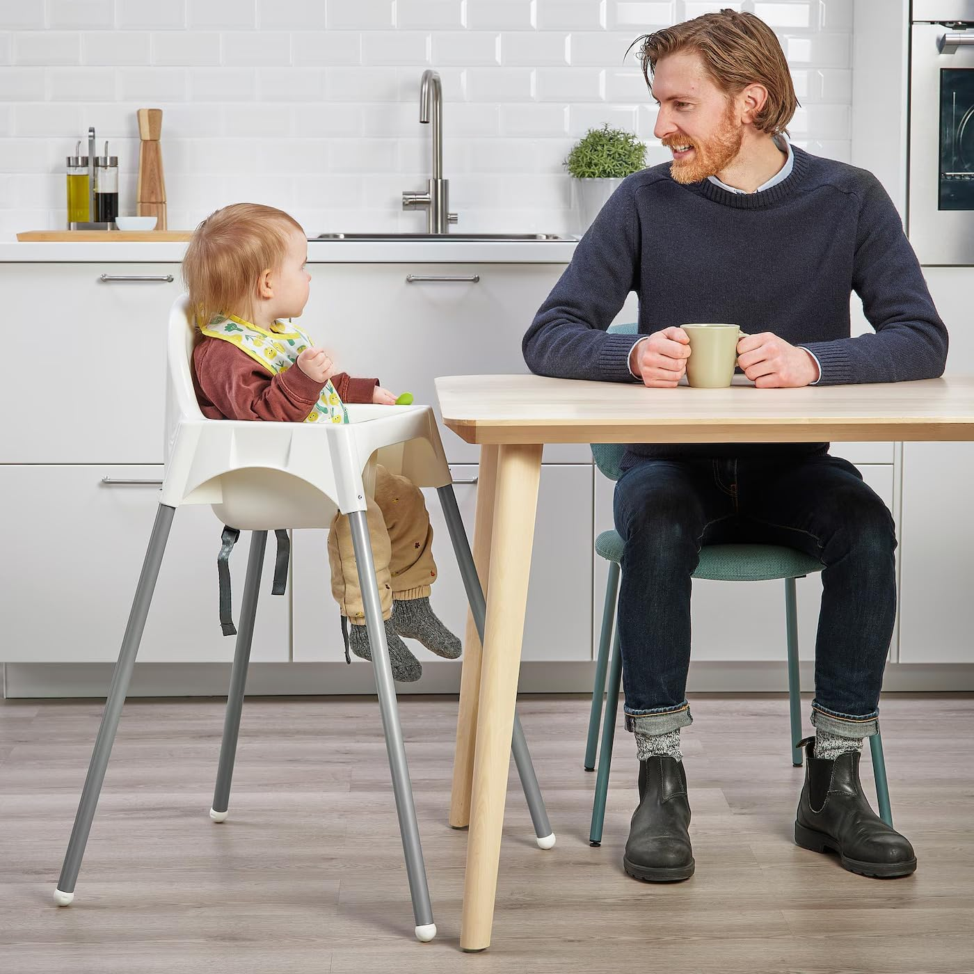 Ikea Highchair, Includes Safety Belt, Portable, Assembles Required - Image 7